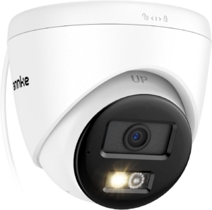 ANNKE PoE Überwachungskamera, 5MP IP Kamera Aussen mit Audio, Kamera Überwachung 30m IR Nachtsicht, 120 dB WDR und 3D DNR, Unterstützt 256GB TF Karte, Fernzugriff, funktioniert mit Alexa