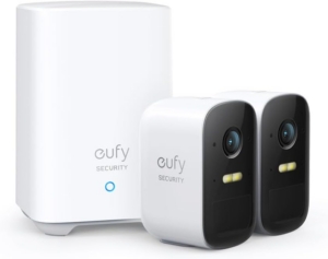 eufy Security eufyCam 2C, überwachungskamera aussen, 180Tage Akku, HD 1080p, IP67 wetterfest, Nachtsicht, Kompatibel mit HomeKit und Solar Panel, überwachungskamera aussen set2+1,Gebührenfreie Nutzung