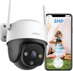 Imou Cruiser SE+ 2K Kamera, Outdoor-Sicherheitskamera für Zuhause, WLAN-CCTV für Zuhause, Überwachung mit 360°-Abdeckung, Erkennung von Menschen/Bewegungen, intelligente Nachtsicht, IP66