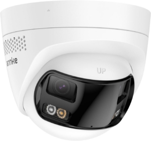 ANNKE FCD600 6MP Dual-Lens überwachungskamera aussen mit 180° Sichtwinkel, Outdoor IP-Kamera, Person/Fahrzeug-Erkennung, Farb-Nachtsicht, Zwei-Wege-Audio, 24/7 Aufzeichnung, IP67